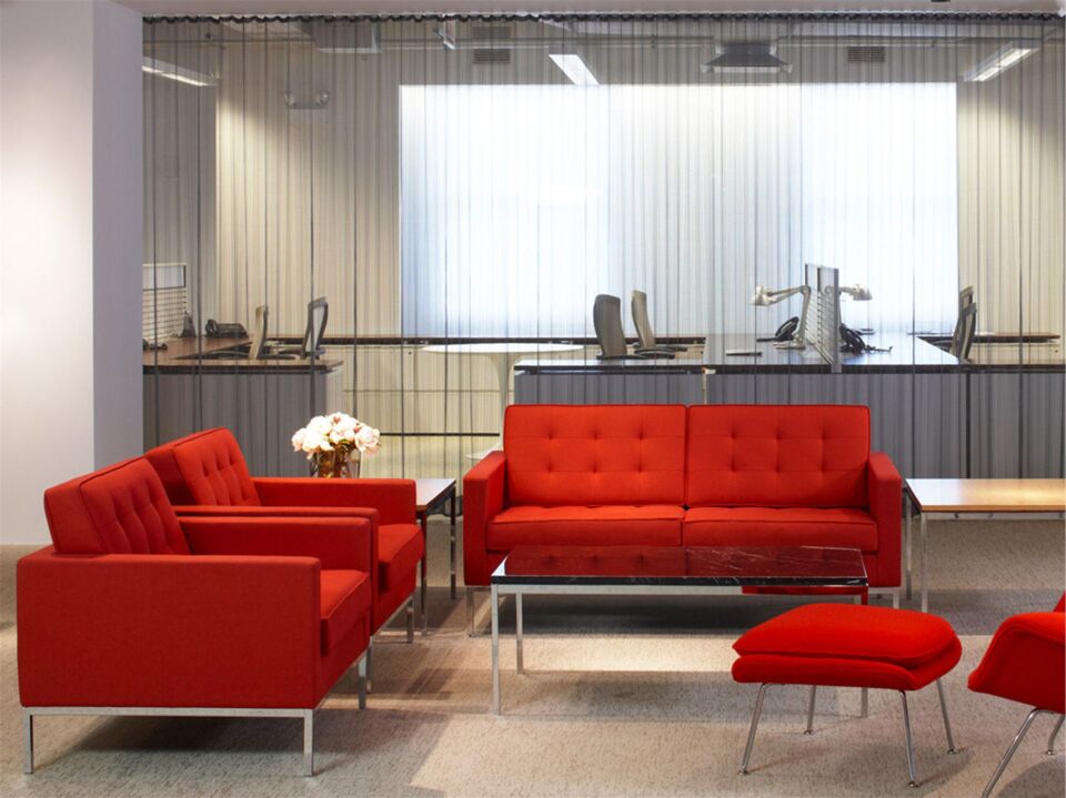 Florence Knoll insp Loveseat Sofa