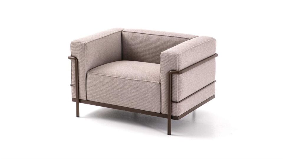 Le Corbusier insp LC3 Grand Confort Outdoor Armchair