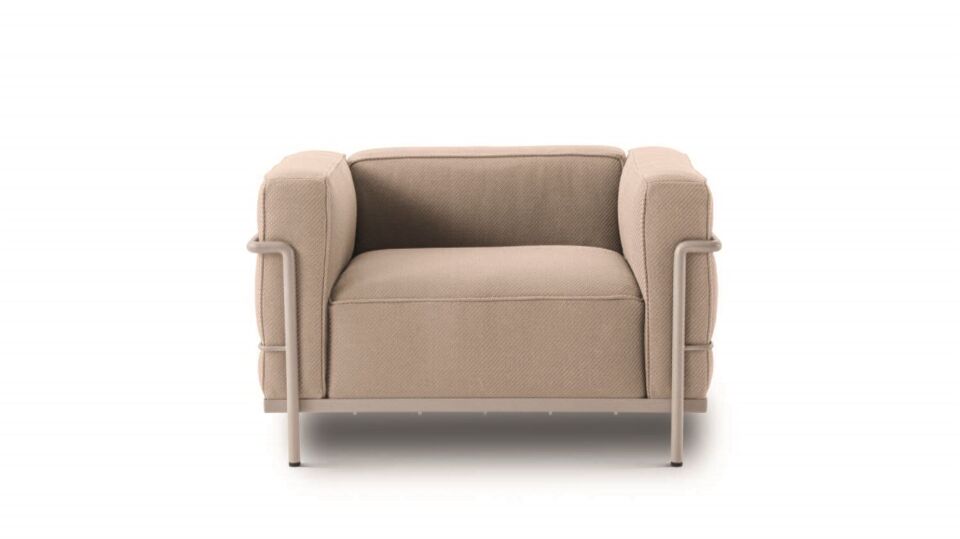 Le Corbusier insp LC3 Grand Confort Outdoor Armchair