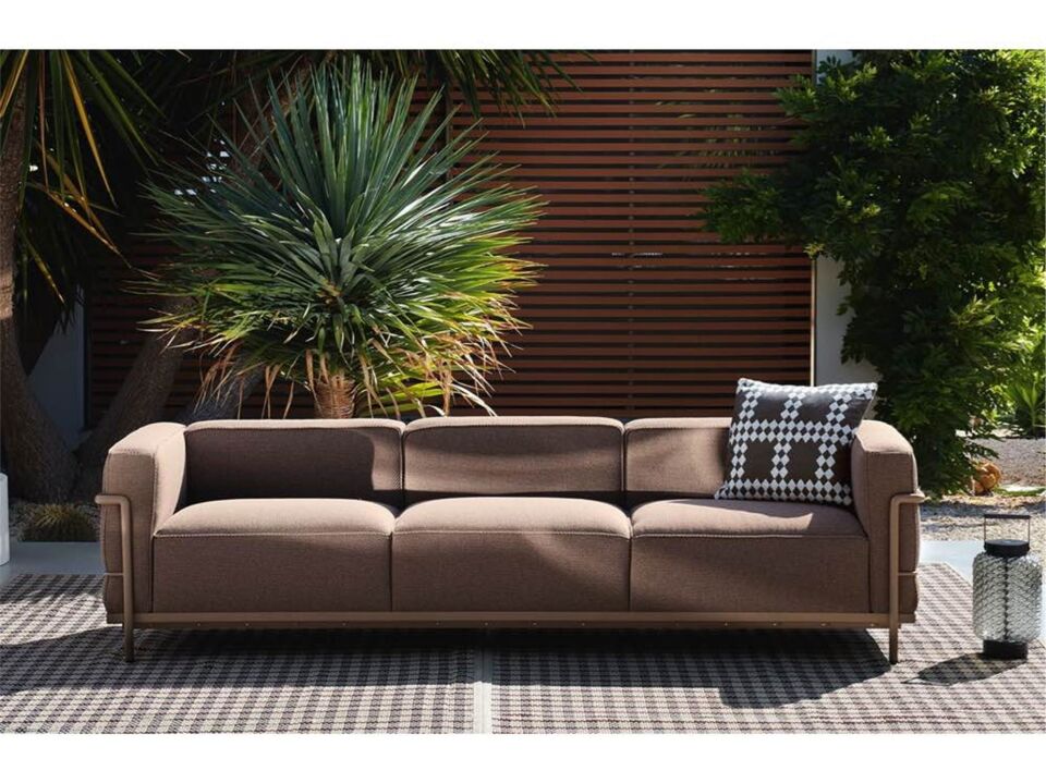 Le Corbusier insp LC3 Grand Confort Outdoor Sofa