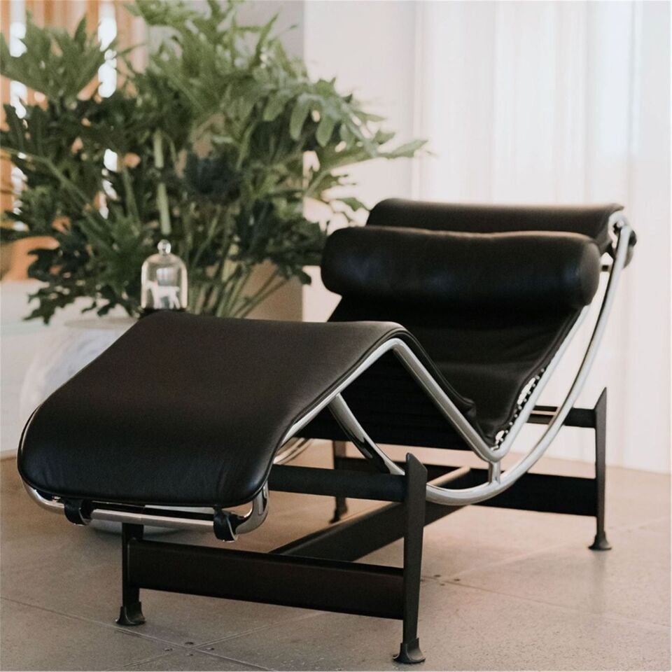 Le Corbusier insp LC4 Chaise Lounge
