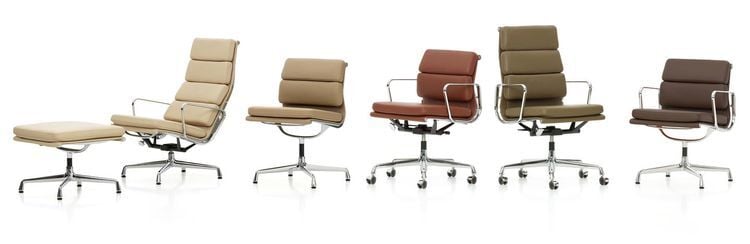 Eames insp Softpad Conference Chair -Tekerlekli-