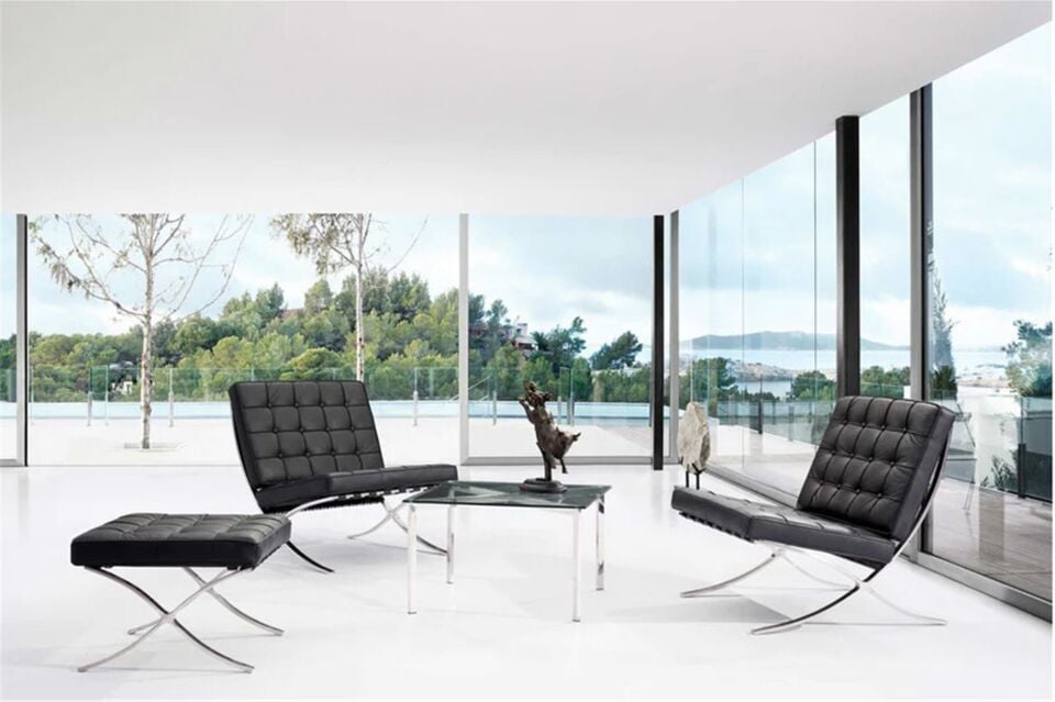 Mies van de Rohe Barcelona insp Chair