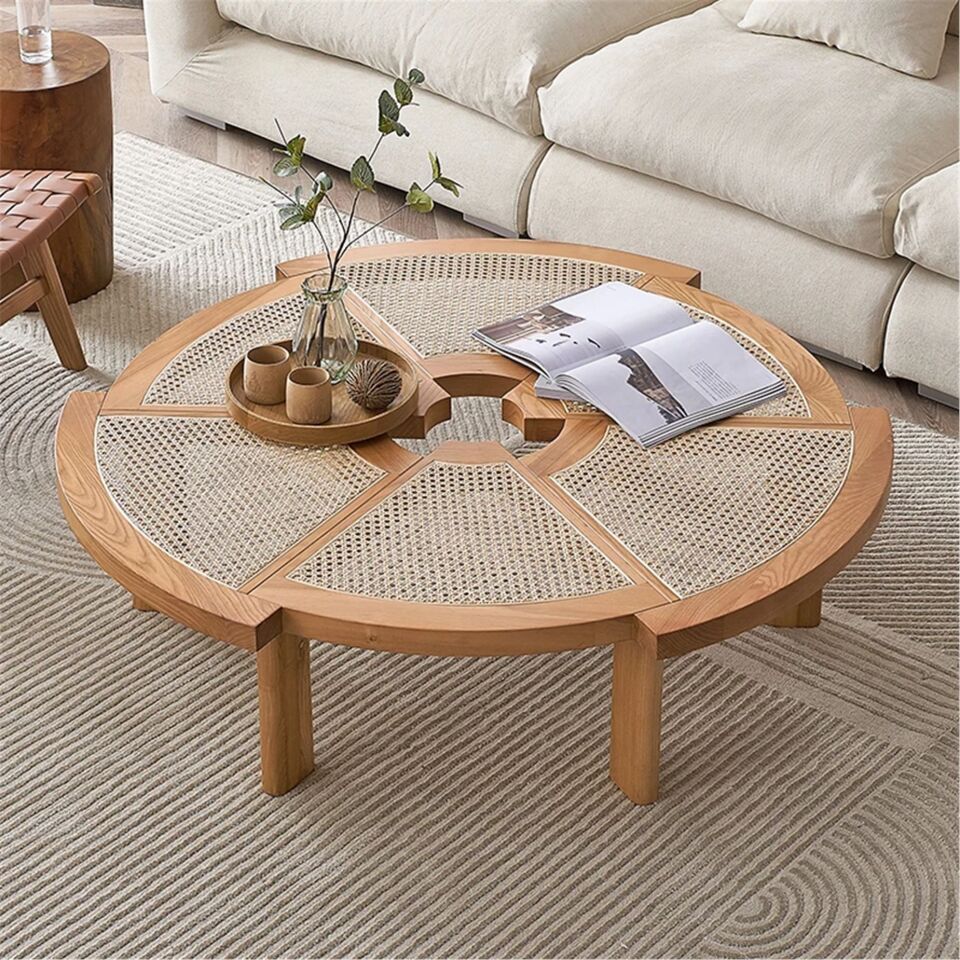 Charlotte Perriand insp Rio Round Tea Table