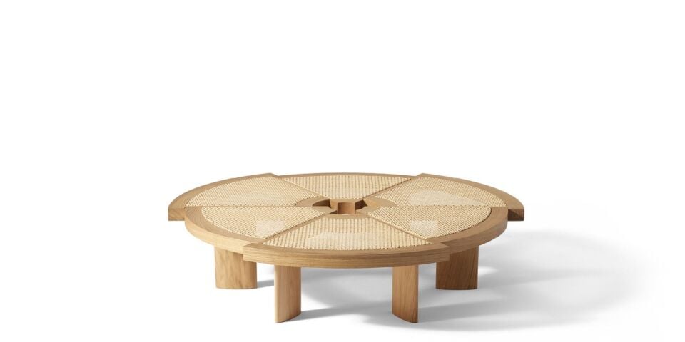 Charlotte Perriand insp Rio Round Tea Table