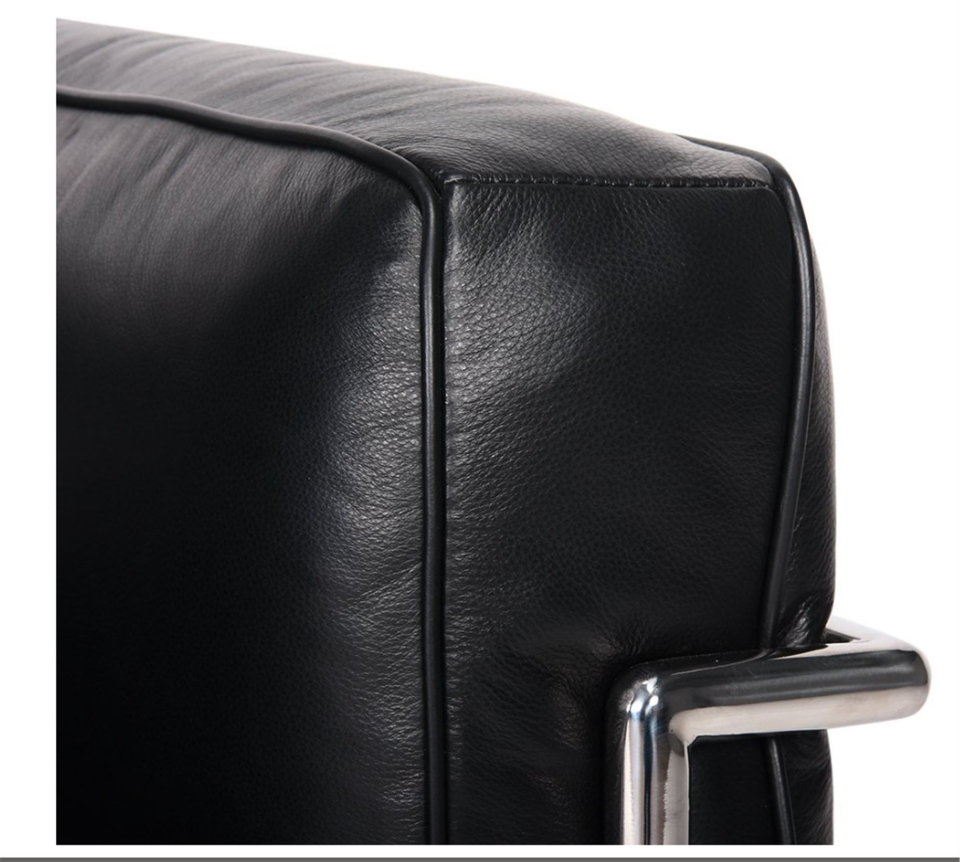 Le Corbusier insp LC3 Grand Confort Loveseat Sofa