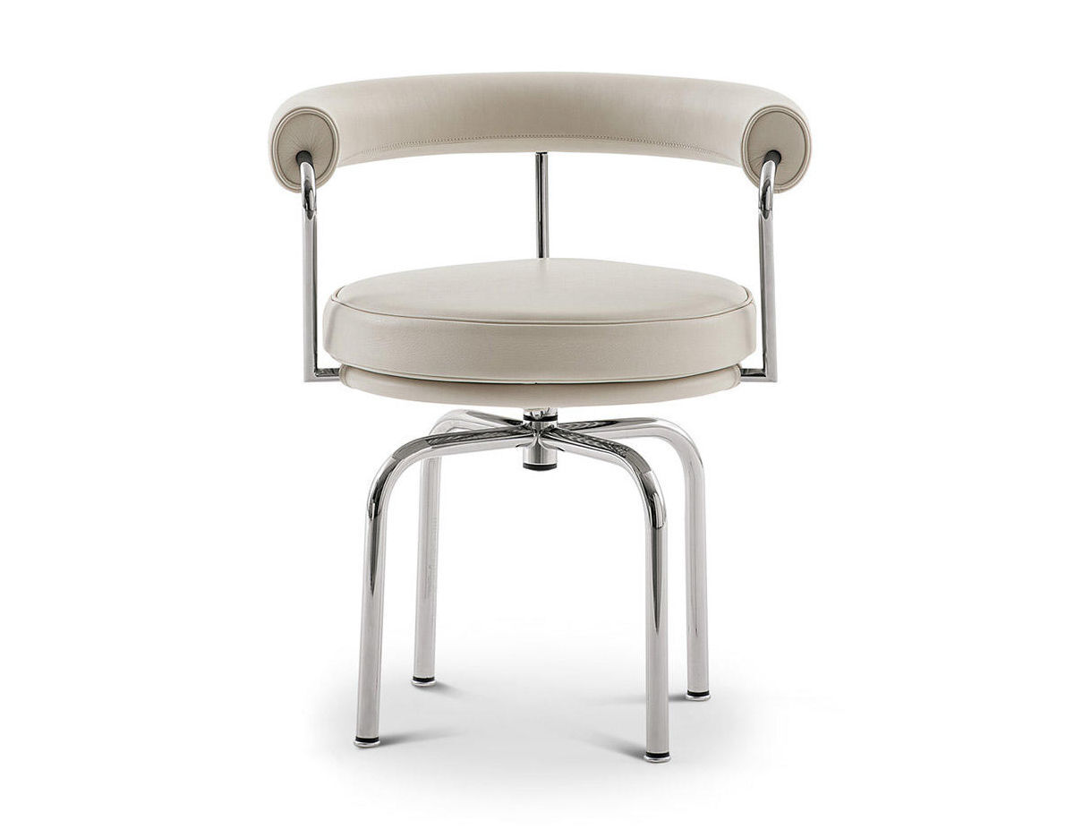 Le Corbusier insp LC7 dönen Sandalye