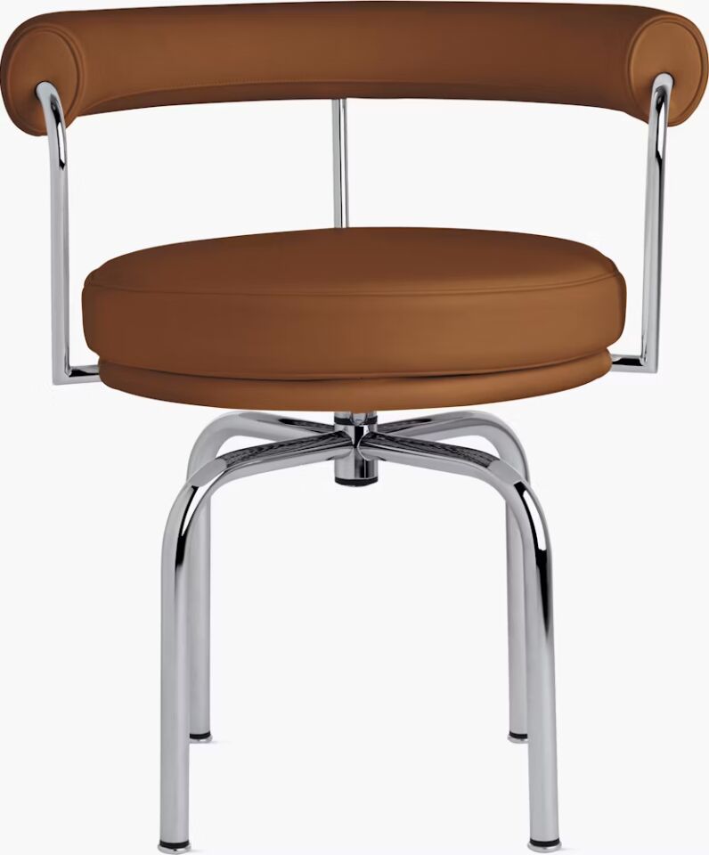 Le Corbusier insp LC7 dönen Sandalye