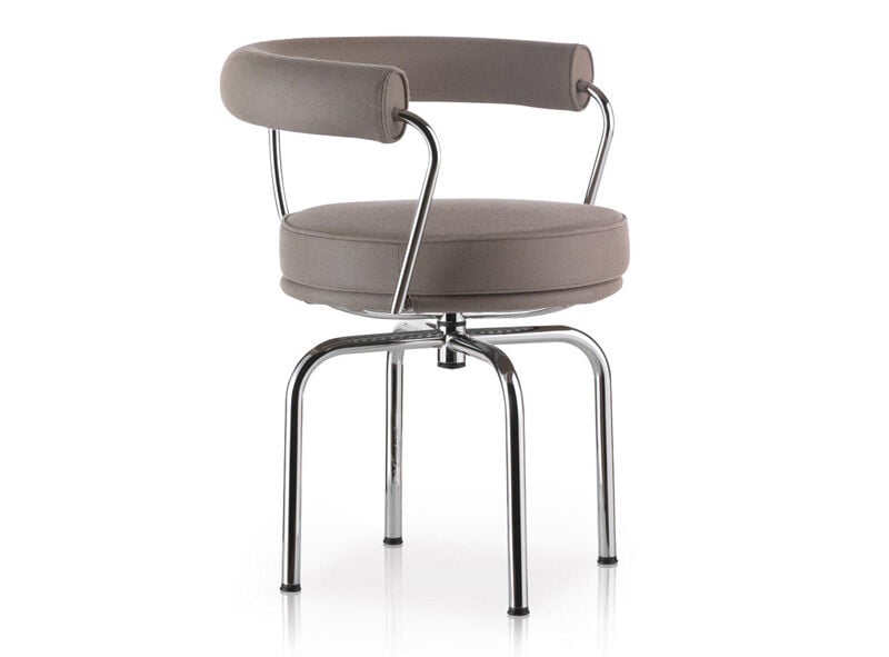 Le Corbusier insp LC7 dönen Sandalye