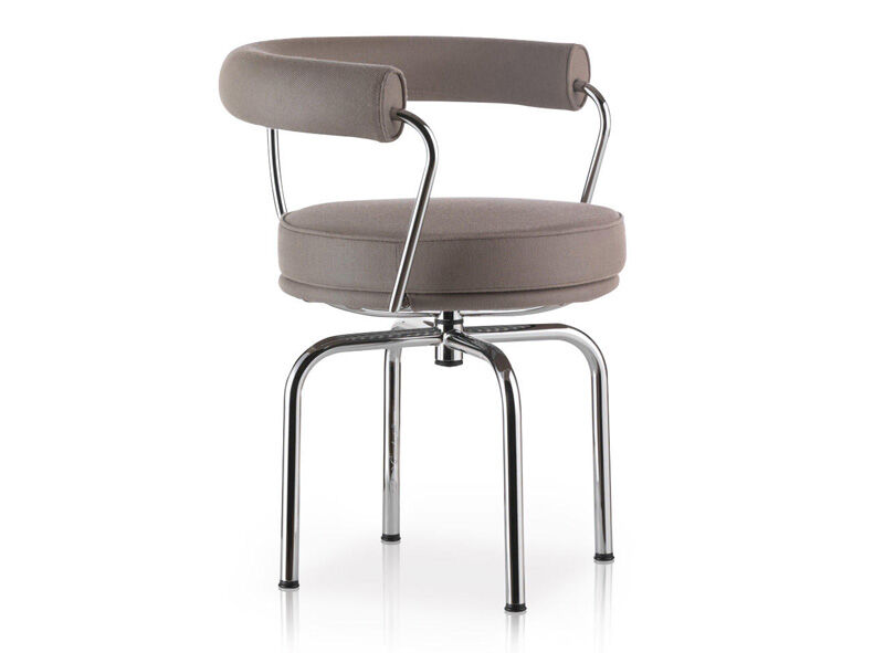 Le Corbusier insp LC7 dönen Sandalye