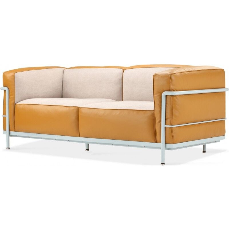 Le Corbusier insp LC3 Grand Confort Loveseat Sofa Limited Edition