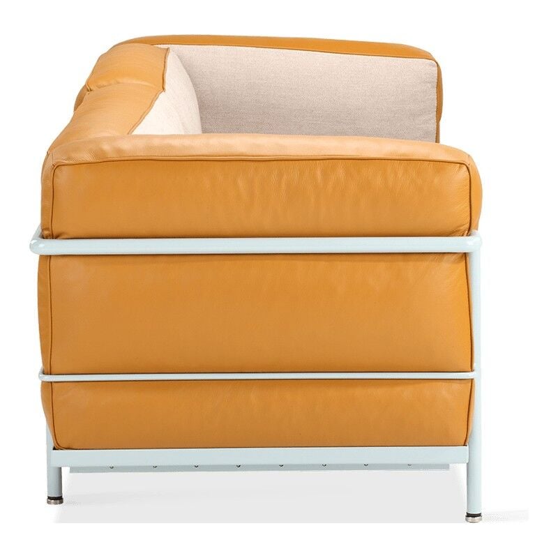 Le Corbusier insp LC3 Grand Confort Loveseat Sofa Limited Edition