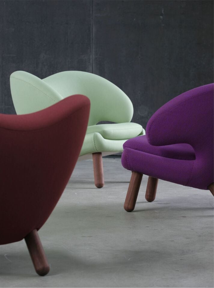 Finn Juhl insp Pelican Chair