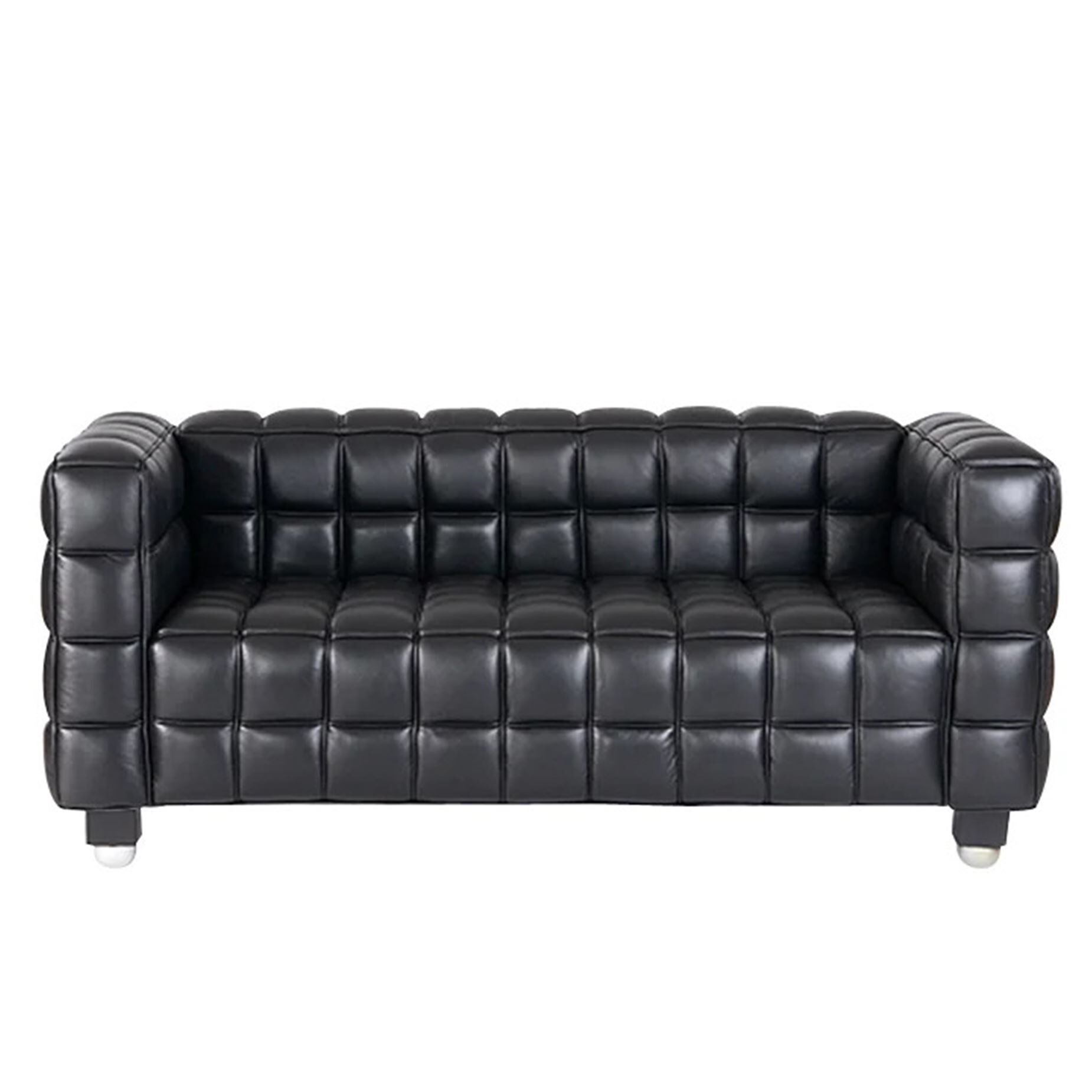 Josef Hoffmann insp Kubus Loveseat Sofa