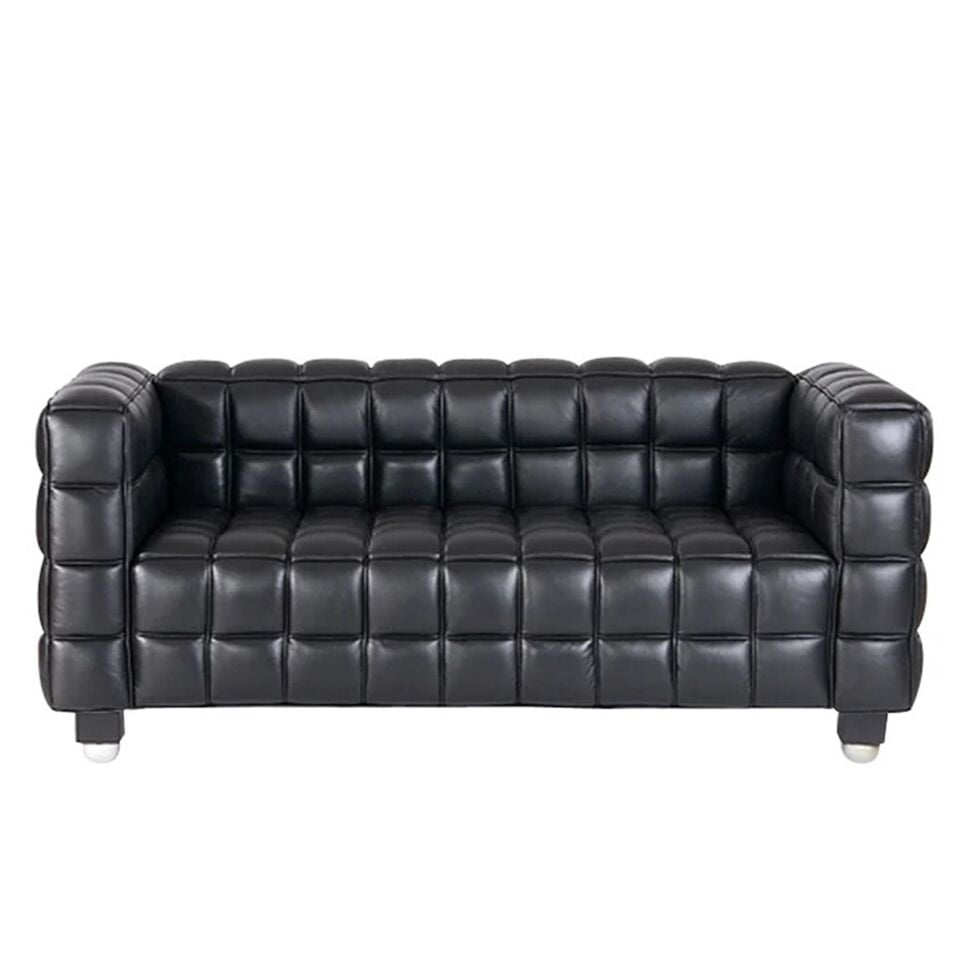 Josef Hoffmann insp Kubus Loveseat Sofa