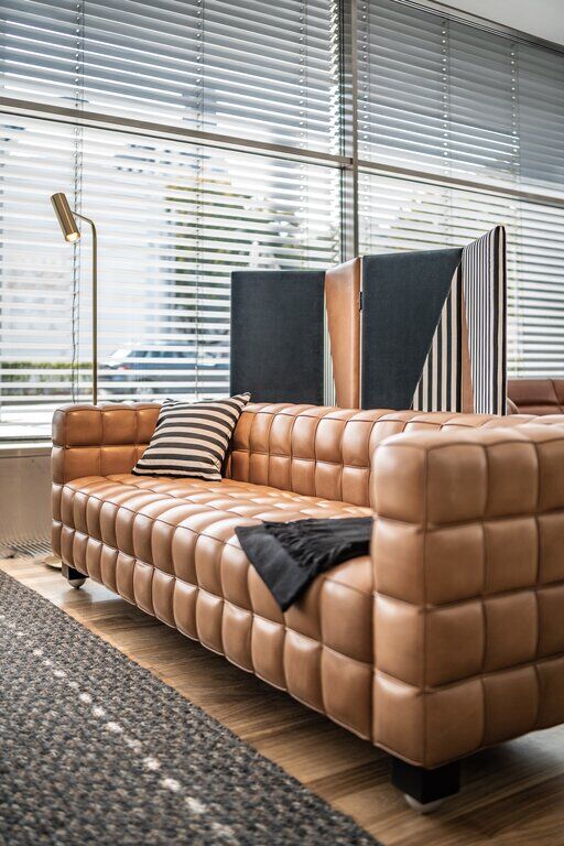 Josef Hoffmann insp Kubus Sofa