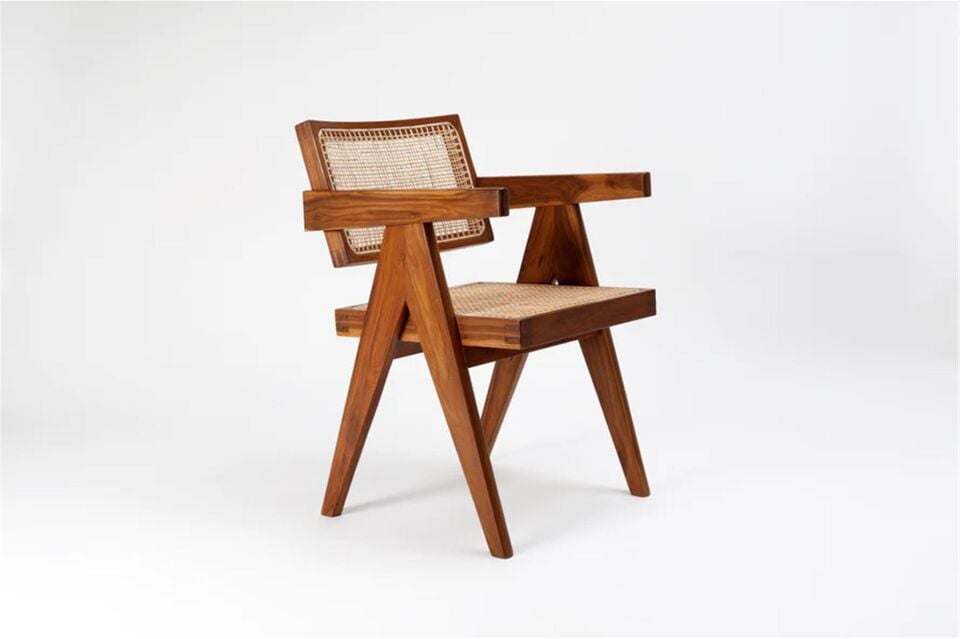 Pierre Jeanneret insp Chandigarh Armchair