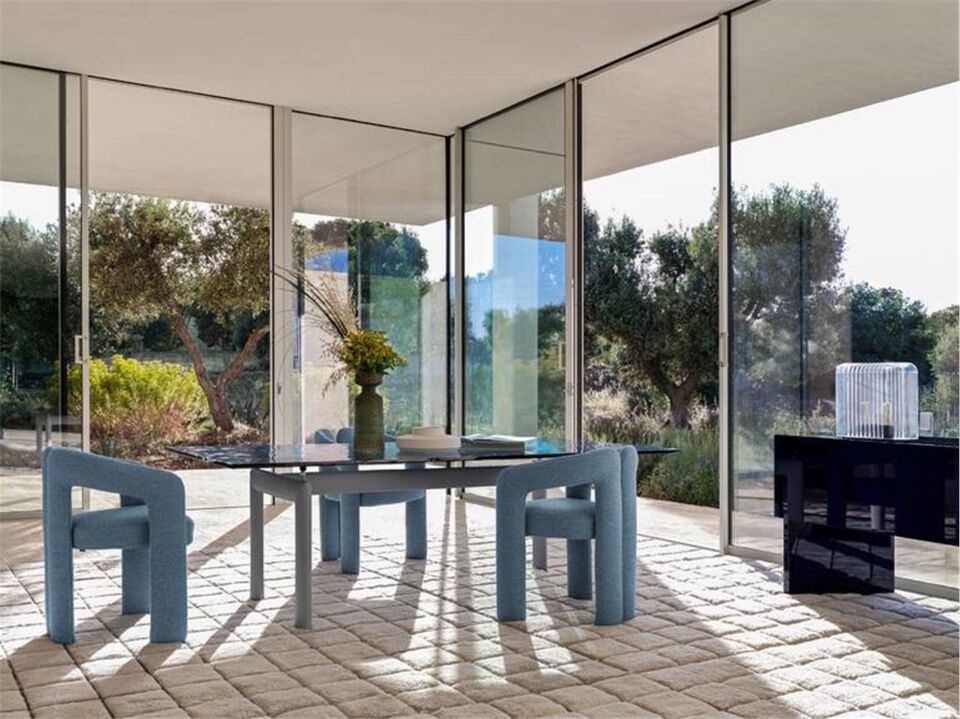 Le Corbusier insp LC6 Dining Table