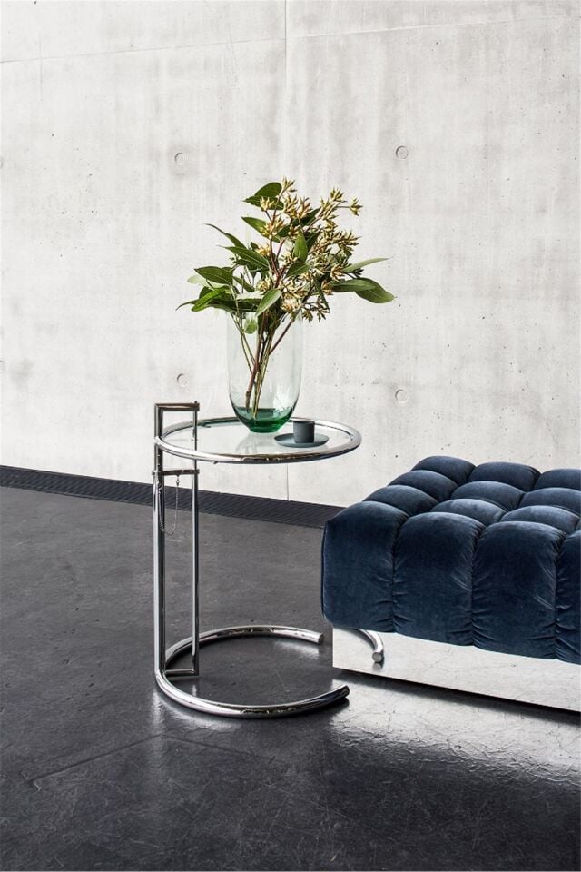Eileen Gray insp Adjustable Side Table