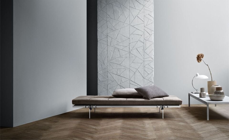 Poul Kjaerholm insp PK80 Кушетка