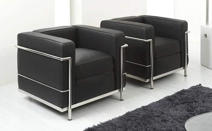 Le Corbusier insp LC2 Petit Comfort Armchair